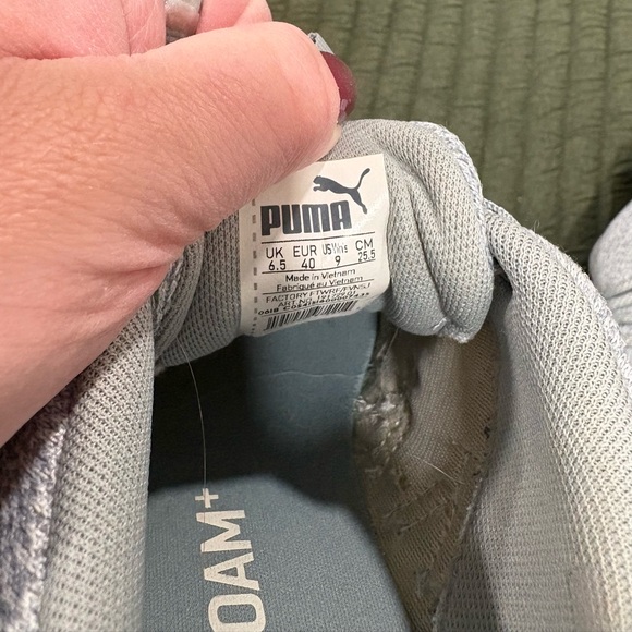 PUMA Prowl Alt Prem Mesh Sneaker Grey White Size 9 - Picture 6 of 6